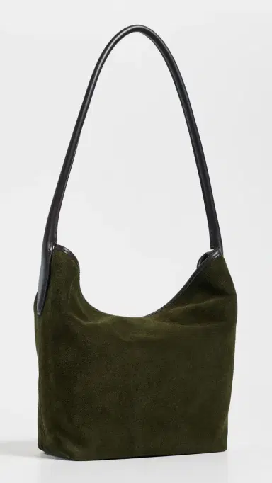 Madewell Suede Port Lid Shoulder Bag Dried Olive Multi One Size | Thumbnail 4 Madewell Suede Port Lid Shoulder Bag Dried Olive Multi One Size | Thumbnail 4