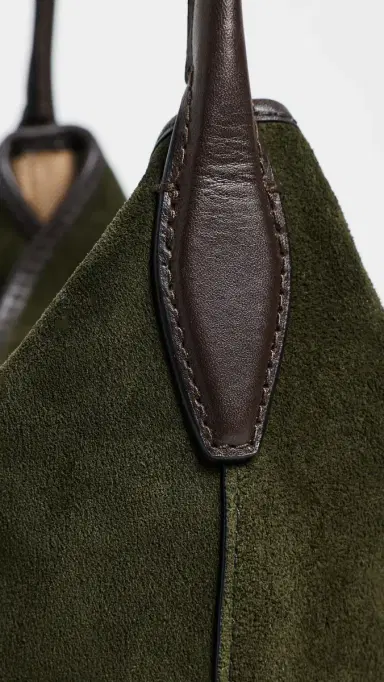 Madewell Suede Port Lid Shoulder Bag Dried Olive Multi One Size | Thumbnail 5 Madewell Suede Port Lid Shoulder Bag Dried Olive Multi One Size | Thumbnail 5