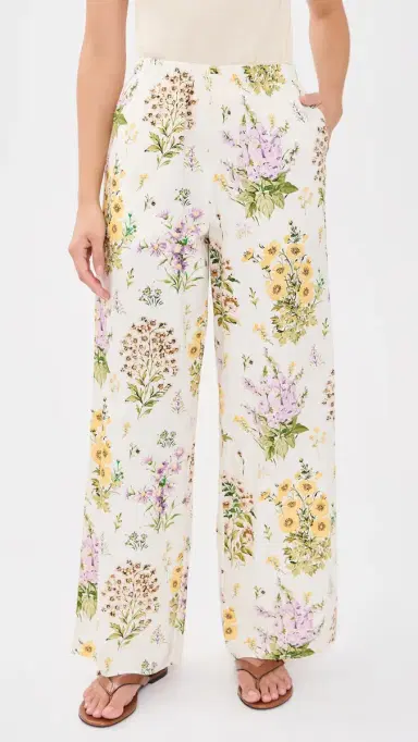 La Maregold The Delphine Pants arge Botanical Print | Thumbnail 2 La Maregold The Delphine Pants arge Botanical Print | Thumbnail 2
