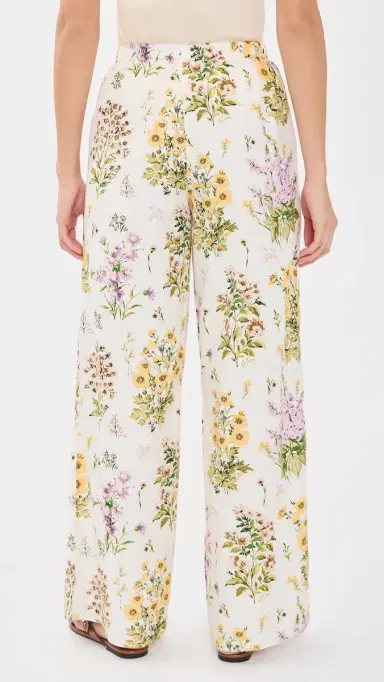 La Maregold The Delphine Pants arge Botanical Print | Thumbnail 3 La Maregold The Delphine Pants arge Botanical Print | Thumbnail 3