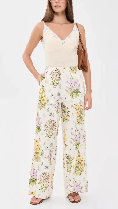 La Maregold The Delphine Pants arge Botanical Print | Thumbnail 5 La Maregold The Delphine Pants arge Botanical Print | Thumbnail 5