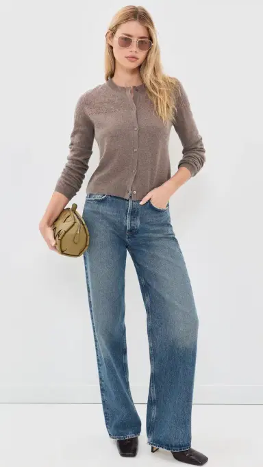 Ulla Johnson Cassia Cashmere Cardigan Driftwood | Thumbnail 5 Ulla Johnson Cassia Cashmere Cardigan Driftwood | Thumbnail 5