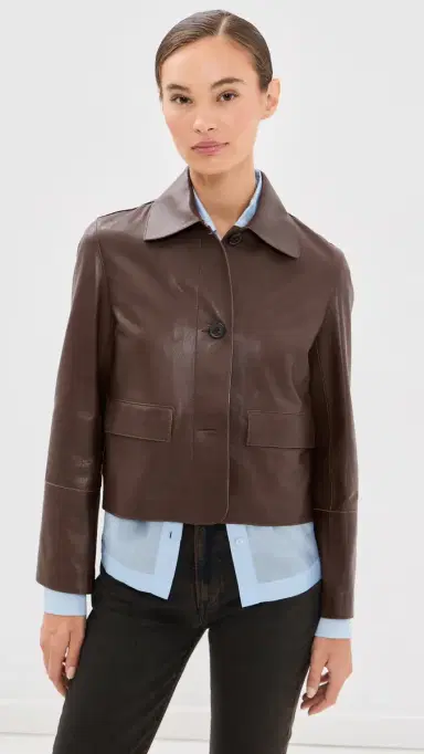 ARMA Vintage Leather Jacket Mud Brown | Thumbnail 2 ARMA Vintage Leather Jacket Mud Brown | Thumbnail 2
