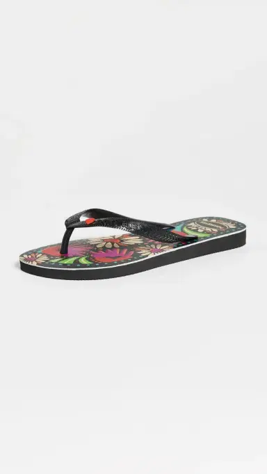 Havaianas Top Begonia Heart Flip Flops Black | Thumbnail 5 Havaianas Top Begonia Heart Flip Flops Black | Thumbnail 5