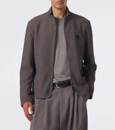 Giorgio Armani Logo blouson jacket | Thumbnail 2 Giorgio Armani Logo blouson jacket | Thumbnail 2