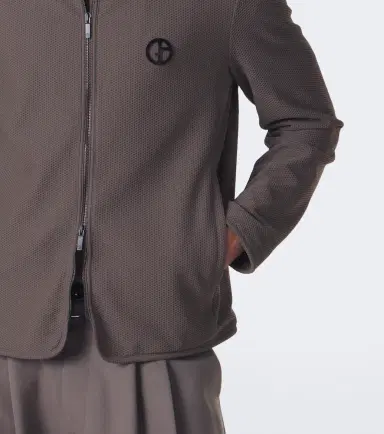 Giorgio Armani Logo blouson jacket | Thumbnail 5 Giorgio Armani Logo blouson jacket | Thumbnail 5