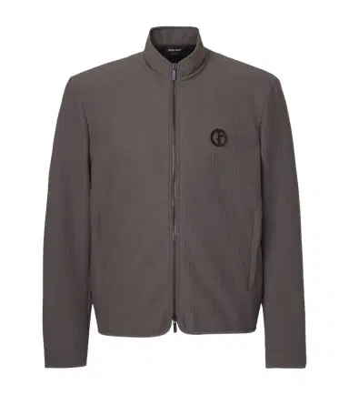 Giorgio Armani Logo blouson jacket | Thumbnail 1 Giorgio Armani Logo blouson jacket | Thumbnail 1
