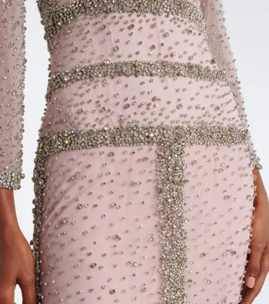 Costarellos Belina embellished tulle gown | Thumbnail 3 Costarellos Belina embellished tulle gown | Thumbnail 3
