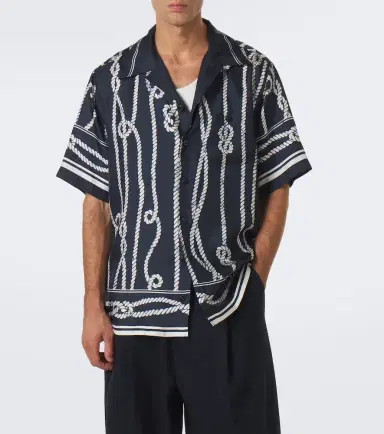 Dolce & Gabbana Printed silk bowling shirt | Thumbnail 2 Dolce & Gabbana Printed silk bowling shirt | Thumbnail 2