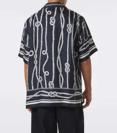 Dolce & Gabbana Printed silk bowling shirt | Thumbnail 3 Dolce & Gabbana Printed silk bowling shirt | Thumbnail 3