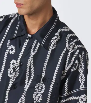 Dolce & Gabbana Printed silk bowling shirt | Thumbnail 4 Dolce & Gabbana Printed silk bowling shirt | Thumbnail 4