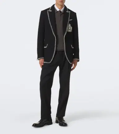 Dolce & Gabbana Wool-blend straight pants | Thumbnail 3 Dolce & Gabbana Wool-blend straight pants | Thumbnail 3