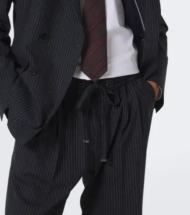 Dolce & Gabbana Pinstripe wool-blend straight pants | Thumbnail 3 Dolce & Gabbana Pinstripe wool-blend straight pants | Thumbnail 3