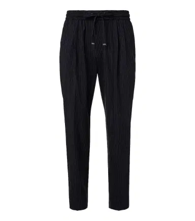 Dolce & Gabbana Pinstripe wool-blend straight pants | Thumbnail 1 Dolce & Gabbana Pinstripe wool-blend straight pants | Thumbnail 1