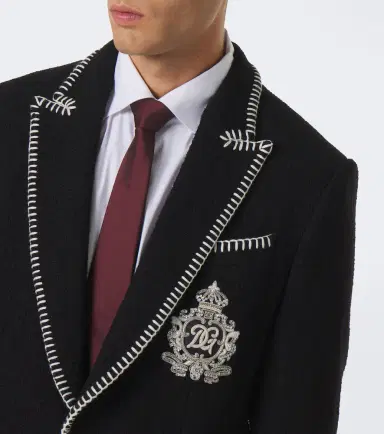 Dolce & Gabbana DG embellished wool-blend tweed blazer | Thumbnail 5 Dolce & Gabbana DG embellished wool-blend tweed blazer | Thumbnail 5