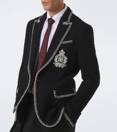 Dolce & Gabbana DG embellished wool-blend tweed blazer | Thumbnail 7 Dolce & Gabbana DG embellished wool-blend tweed blazer | Thumbnail 7