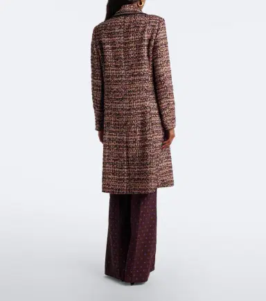 Etro Single-breasted tweed coat | Thumbnail 6 Etro Single-breasted tweed coat | Thumbnail 6