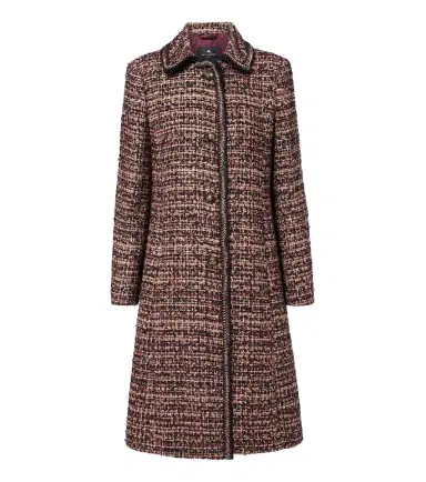 Etro Single-breasted tweed coat | Thumbnail 1 Etro Single-breasted tweed coat | Thumbnail 1