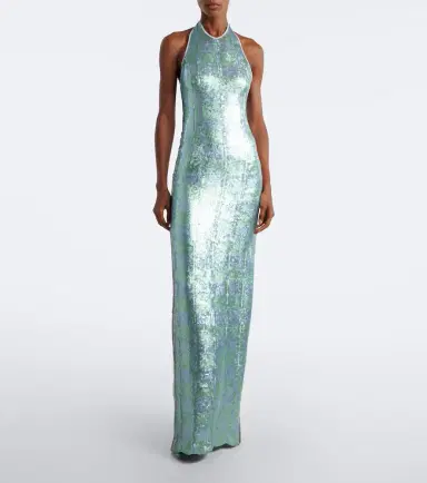 Markarian Nerine gingham sequined gown | Thumbnail 2 Markarian Nerine gingham sequined gown | Thumbnail 2