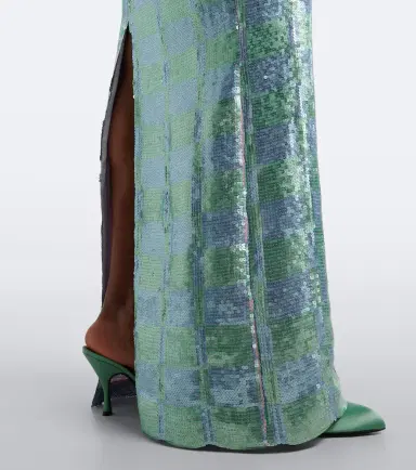 Markarian Nerine gingham sequined gown | Thumbnail 3 Markarian Nerine gingham sequined gown | Thumbnail 3