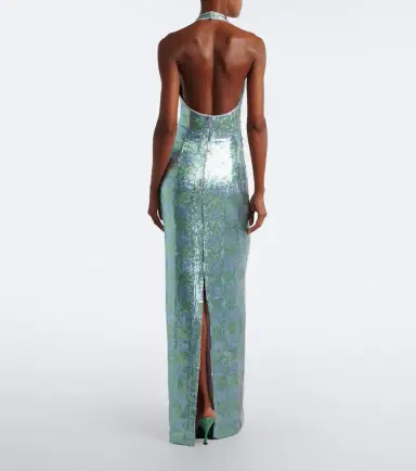 Markarian Nerine gingham sequined gown | Thumbnail 4 Markarian Nerine gingham sequined gown | Thumbnail 4