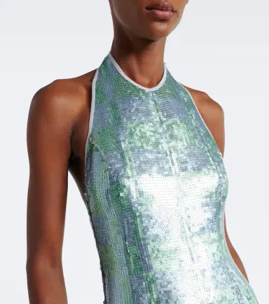 Markarian Nerine gingham sequined gown | Thumbnail 5 Markarian Nerine gingham sequined gown | Thumbnail 5