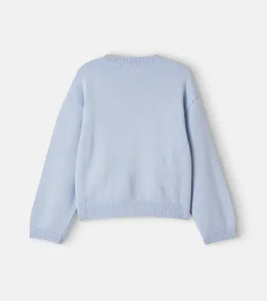 Monnalisa Intarsia cotton and wool sweater | Thumbnail 2 Monnalisa Intarsia cotton and wool sweater | Thumbnail 2