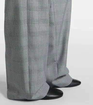 Givenchy Checked wool wide-leg pants | Thumbnail 5 Givenchy Checked wool wide-leg pants | Thumbnail 5