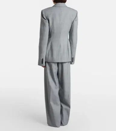 Givenchy Checked wool wide-leg pants | Thumbnail 6 Givenchy Checked wool wide-leg pants | Thumbnail 6