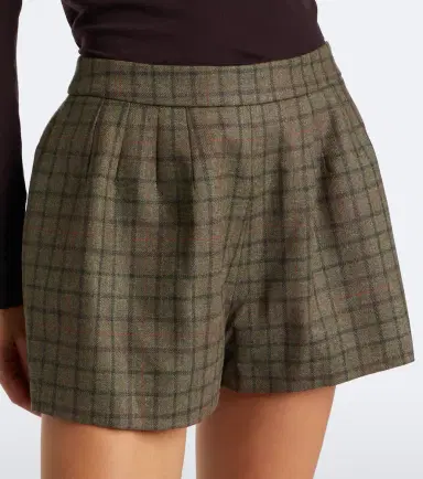 Blazé Milano Blazé Milano Tinker checked wool and cashmere shorts | Thumbnail 2 Blazé Milano Blazé Milano Tinker checked wool and cashmere shorts | Thumbnail 2
