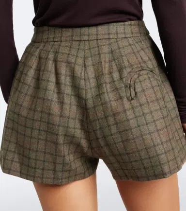 Blazé Milano Blazé Milano Tinker checked wool and cashmere shorts | Thumbnail 3 Blazé Milano Blazé Milano Tinker checked wool and cashmere shorts | Thumbnail 3
