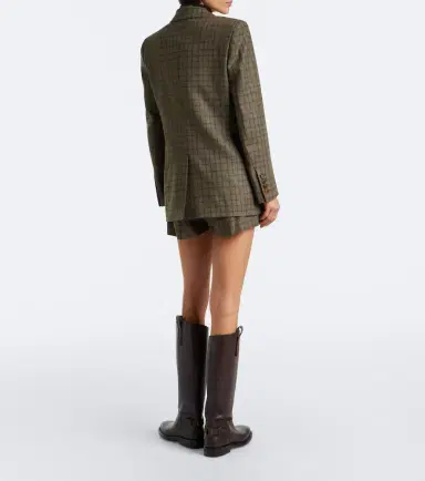 Blazé Milano Blazé Milano Tinker checked wool and cashmere shorts | Thumbnail 5 Blazé Milano Blazé Milano Tinker checked wool and cashmere shorts | Thumbnail 5