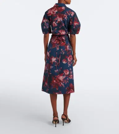 Erdem Floral cotton poplin shirt dress | Thumbnail 2 Erdem Floral cotton poplin shirt dress | Thumbnail 2