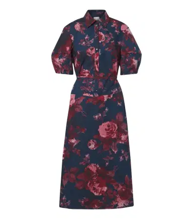 Erdem Floral cotton poplin shirt dress | Thumbnail 1 Erdem Floral cotton poplin shirt dress | Thumbnail 1