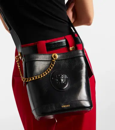 Versace Medusa Mini leather bucket bag | Thumbnail 4 Versace Medusa Mini leather bucket bag | Thumbnail 4