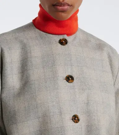 Blazé Milano Blazé Milano Altai checked wool, silk, and cashmere jacket | Thumbnail 3 Blazé Milano Blazé Milano Altai checked wool, silk, and cashmere jacket | Thumbnail 3