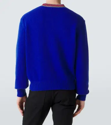 Versace Greca Border wool and cashmere sweater | Thumbnail 2 Versace Greca Border wool and cashmere sweater | Thumbnail 2