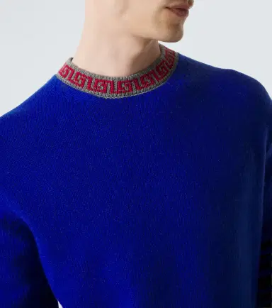 Versace Greca Border wool and cashmere sweater | Thumbnail 5 Versace Greca Border wool and cashmere sweater | Thumbnail 5