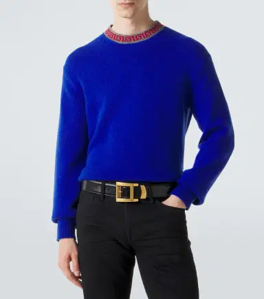 Versace Greca Border wool and cashmere sweater | Thumbnail 6 Versace Greca Border wool and cashmere sweater | Thumbnail 6