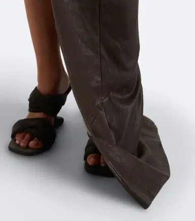 Rick Owens Athena asymmetric draped leather gown | Thumbnail 6 Rick Owens Athena asymmetric draped leather gown | Thumbnail 6