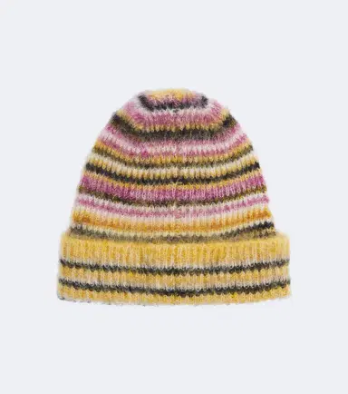 Isabel Marant Morenne striped mohair and wool-blend beanie | Thumbnail 2 Isabel Marant Morenne striped mohair and wool-blend beanie | Thumbnail 2