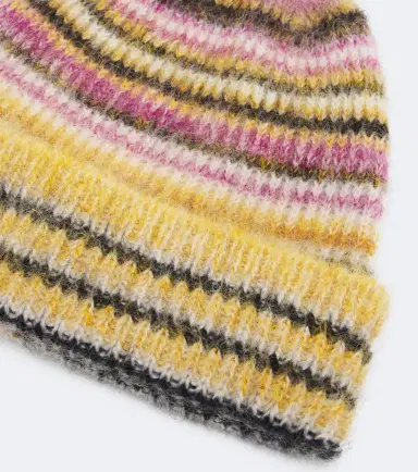 Isabel Marant Morenne striped mohair and wool-blend beanie | Thumbnail 3 Isabel Marant Morenne striped mohair and wool-blend beanie | Thumbnail 3