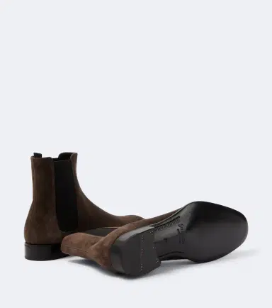 Saint Laurent Aurelien suede Chelsea boots | Thumbnail 5 Saint Laurent Aurelien suede Chelsea boots | Thumbnail 5