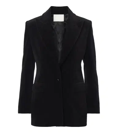Costarellos Daimy cotton velvet blazer | Thumbnail 1 Costarellos Daimy cotton velvet blazer | Thumbnail 1