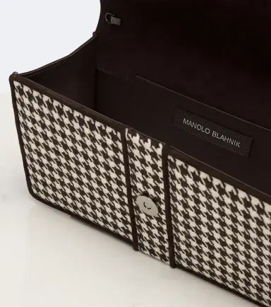 Manolo Blahnik Maycap houndstooth clutch | Thumbnail 3 Manolo Blahnik Maycap houndstooth clutch | Thumbnail 3
