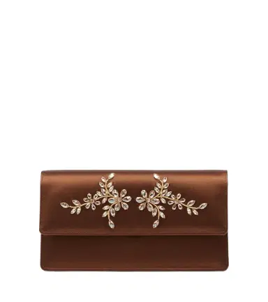 Manolo Blahnik Capripla embellished satin clutch | Thumbnail 1 Manolo Blahnik Capripla embellished satin clutch | Thumbnail 1