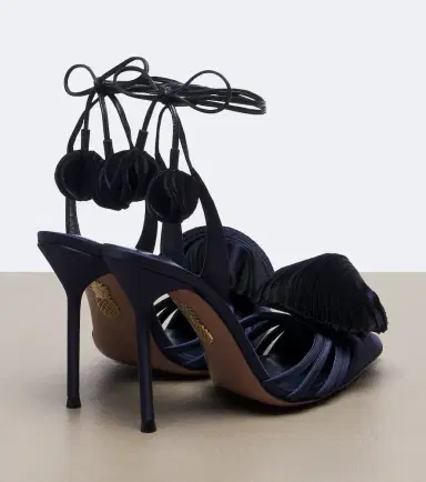 Aquazzura Wild Bloom satin pumps | Thumbnail 3 Aquazzura Wild Bloom satin pumps | Thumbnail 3