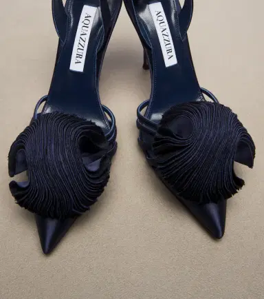 Aquazzura Wild Bloom satin pumps | Thumbnail 4 Aquazzura Wild Bloom satin pumps | Thumbnail 4