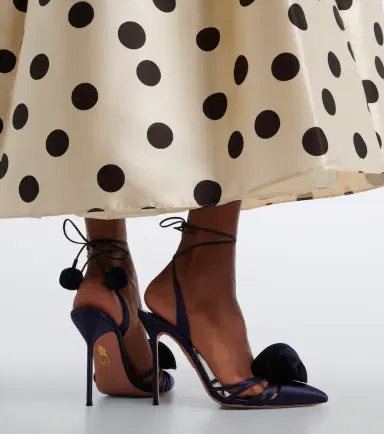 Aquazzura Wild Bloom satin pumps | Thumbnail 6 Aquazzura Wild Bloom satin pumps | Thumbnail 6