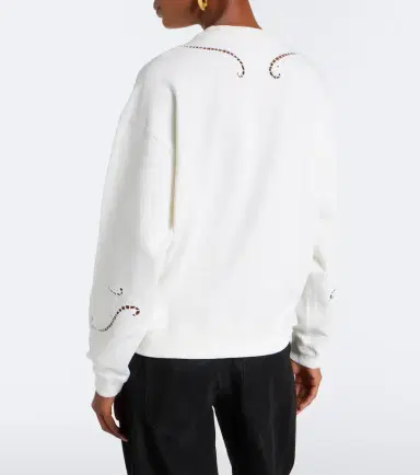 Marant Etoile Vella embroidered cotton sweatshirt | Thumbnail 6 Marant Etoile Vella embroidered cotton sweatshirt | Thumbnail 6